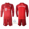 Maglia da Calcio a Maniche Lunghe FC Bayern Monaco Casa 2021-22 per Bambino